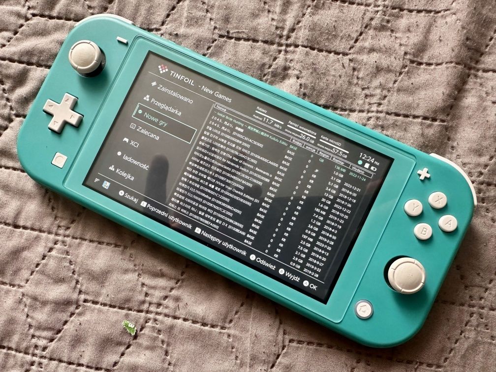 Nintendo Switch Lite Chip Przeróbka CFW