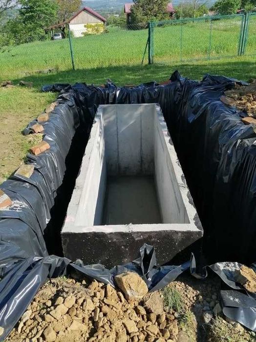 Szambo betonowe 12m³ - Zbiornik na deszczówkę od 4 do 13m³ - GWARANCJA