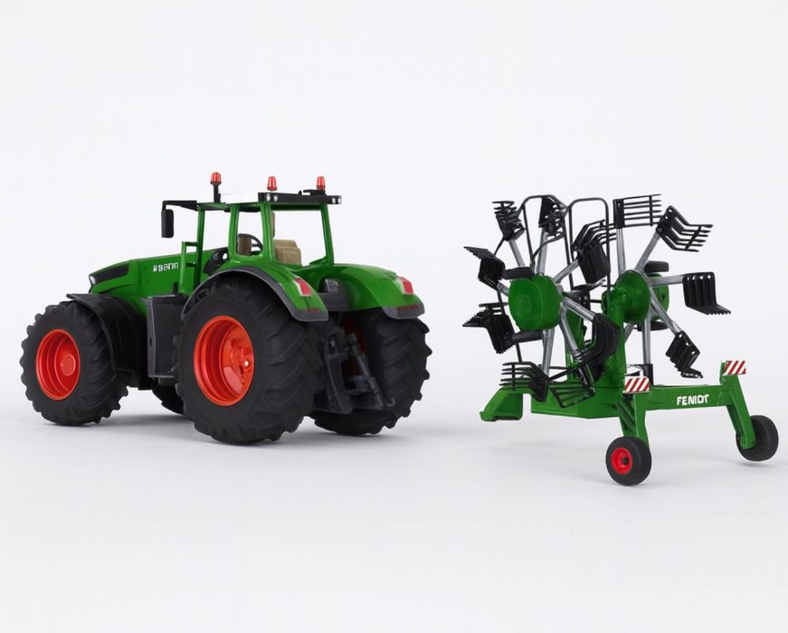 Traktor Fendt 1050 Vario Z Przetrząsarką Karuzelową Dla Dzieci Prezent