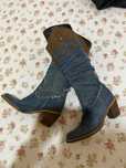 Botas de cano alto de ganga