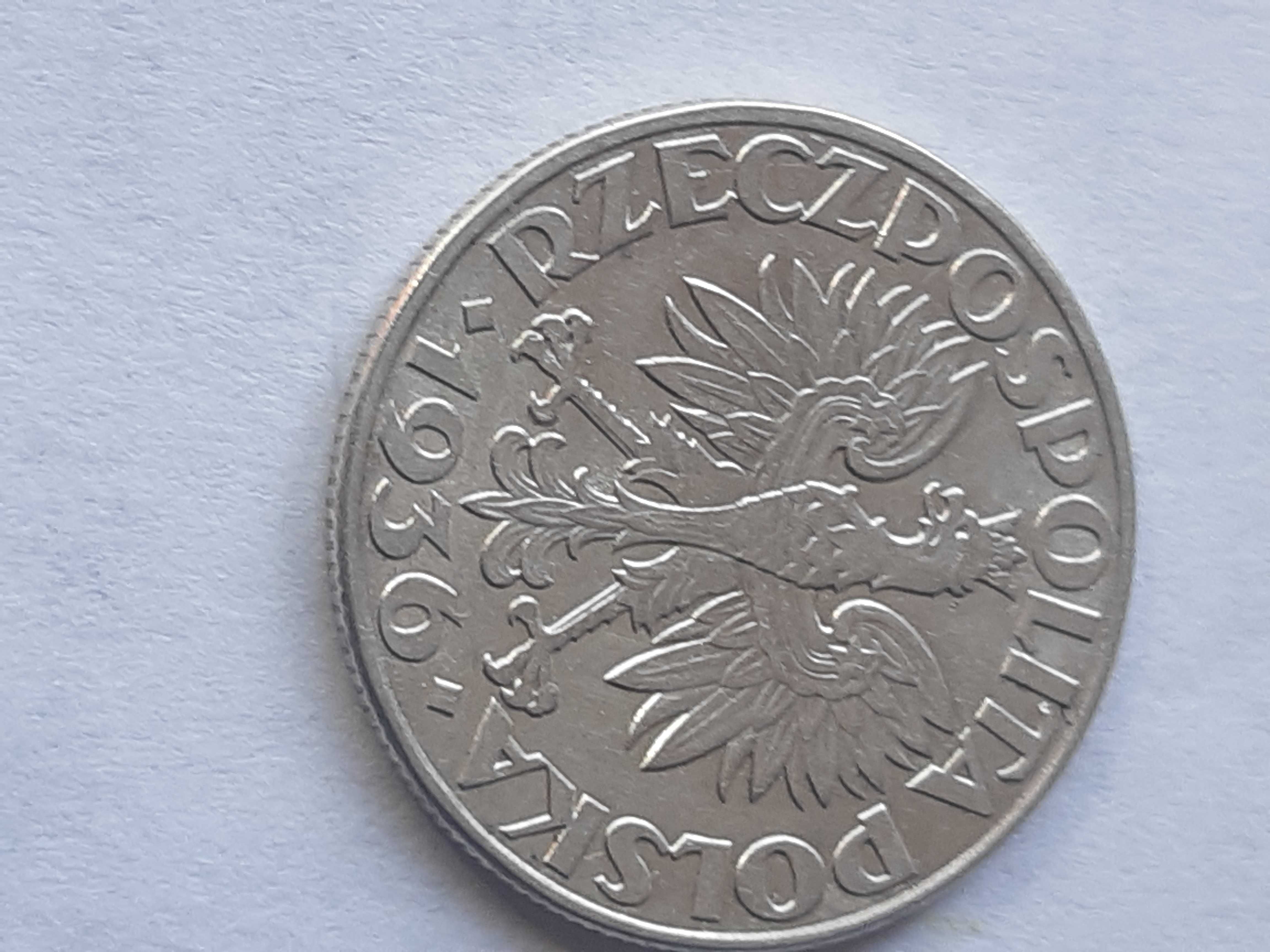 Moneta srebrna 2 zł Żaglowiec z 1936 r.