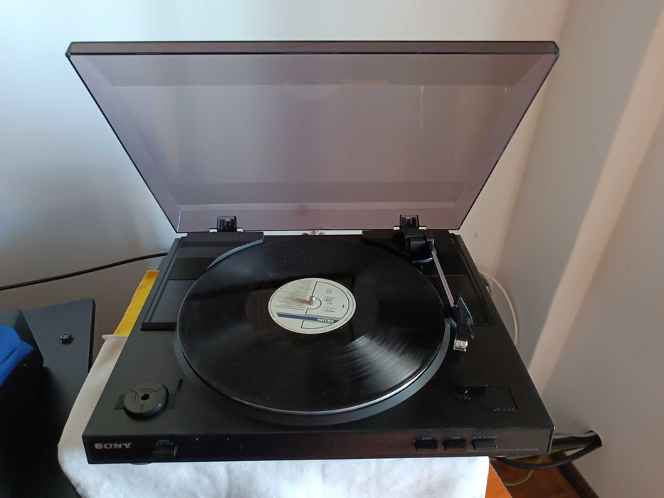 Leitor discos vinil SONY