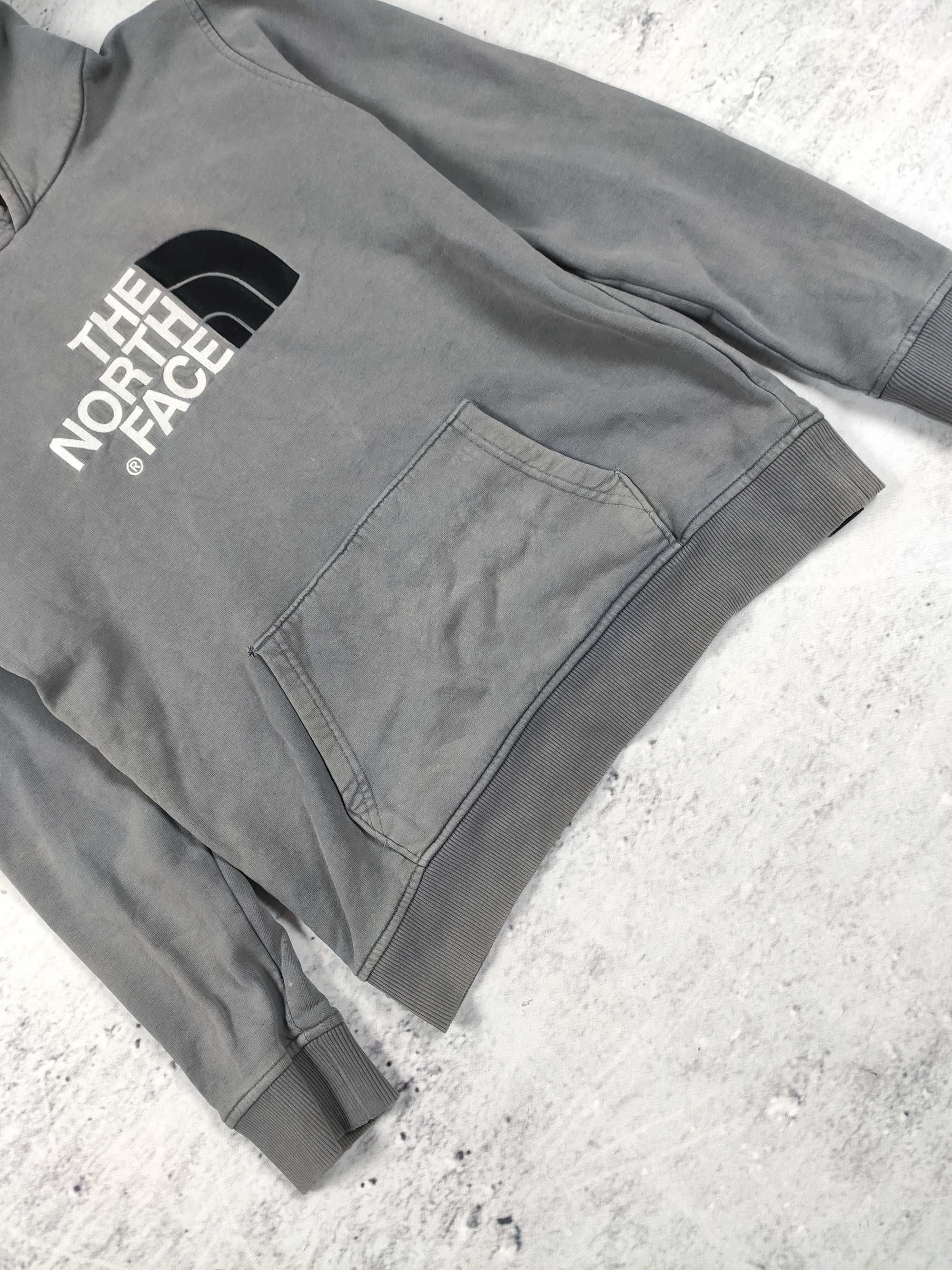 Bluza The North Face szara z kapturem hoodie junior damska r. XL