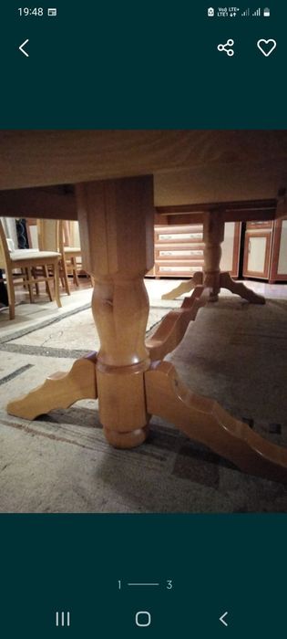 Sprzedam duży dębowy stół do jadalni