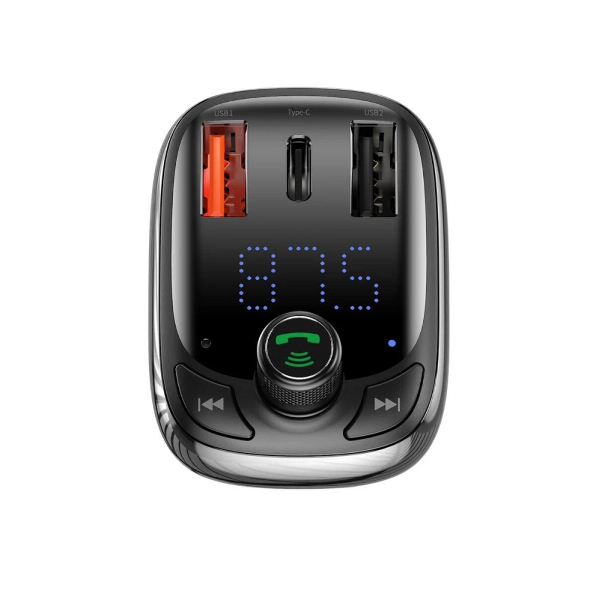 Автомобільне Зарядне FM Модулятор Baseus S-13 QC4.0
