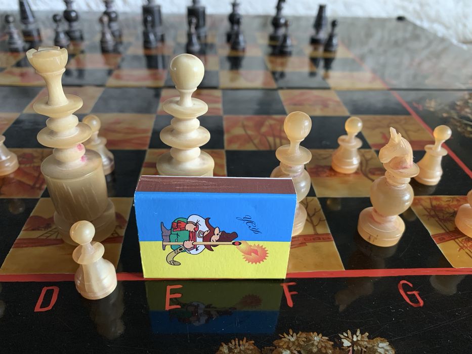 Антикварные шахматы, шашки, нарды. 1970-е. Слоновья, буйвола кость.