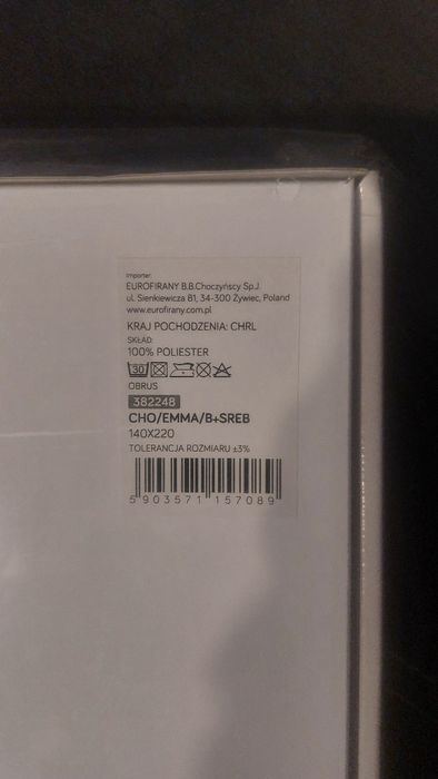 Nowy Obrus z firmy Eurofirany 140 x 220