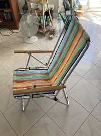 Krzesełko kempingowe/ leżak plażowy