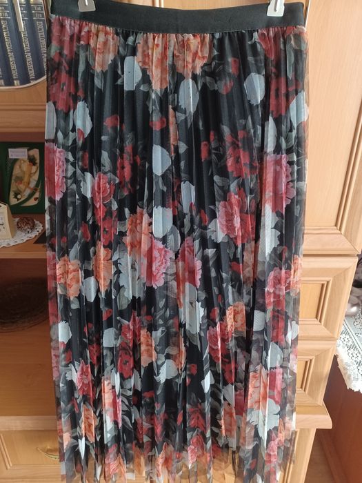 Spódnica plisowana tiulowa