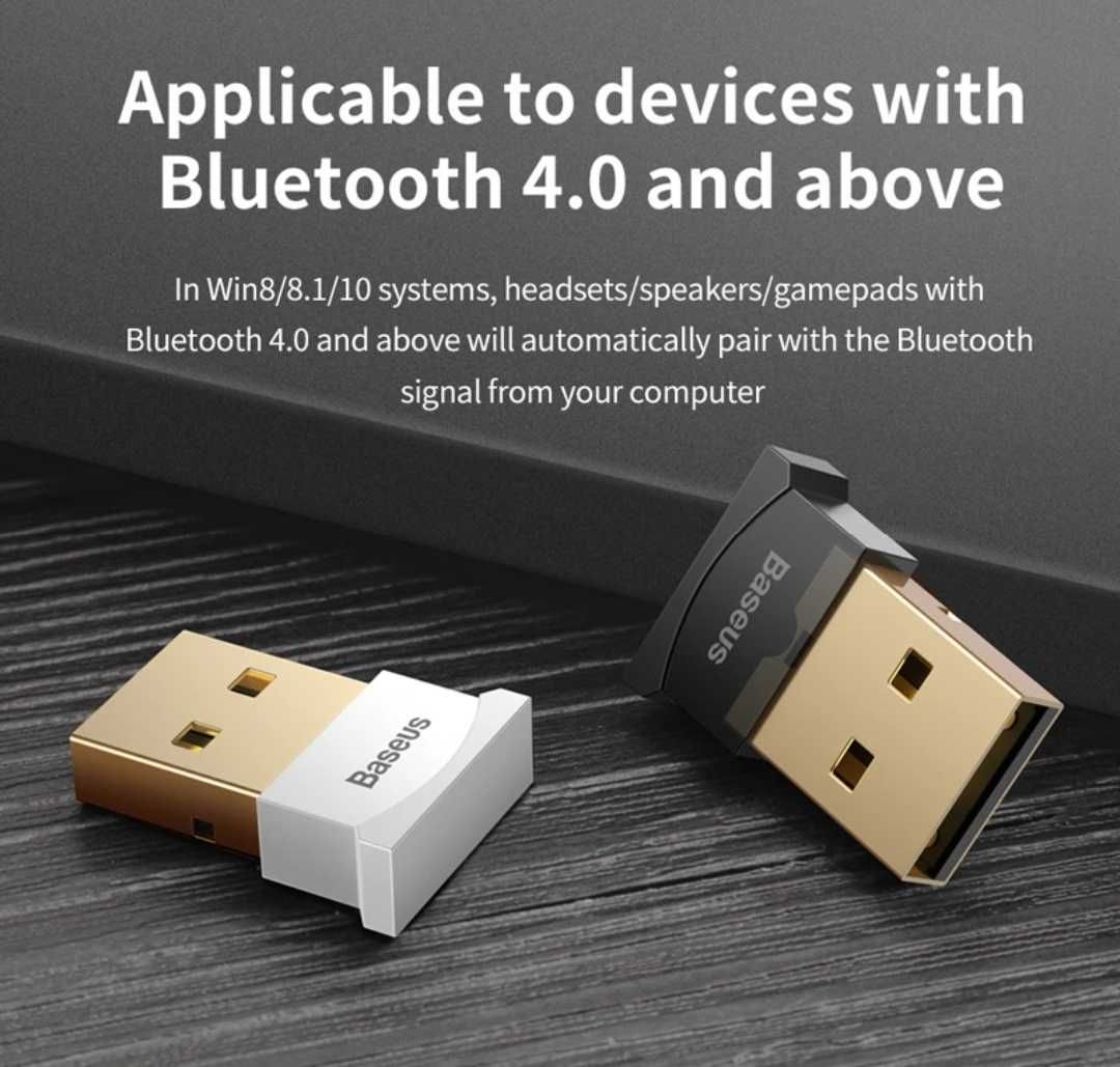 Bluetooth-адаптер блютуз Baseus 4.0 БЕСПЛАТНАЯ ДОСТАВКА
