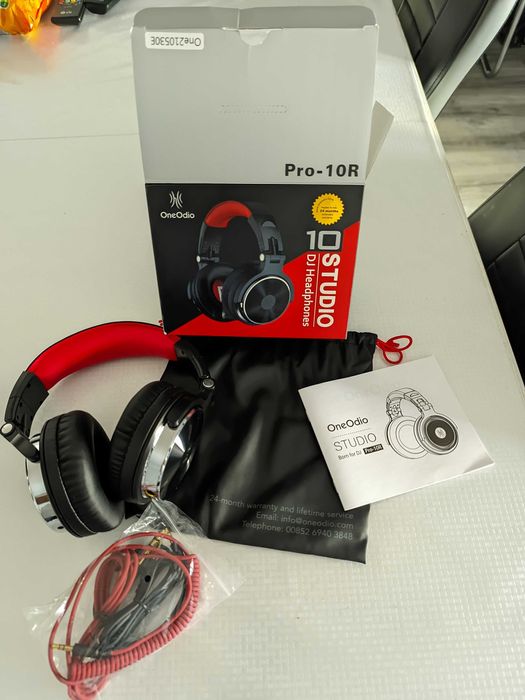 Auscultadores OneOnido Studio Dj Pro-10R