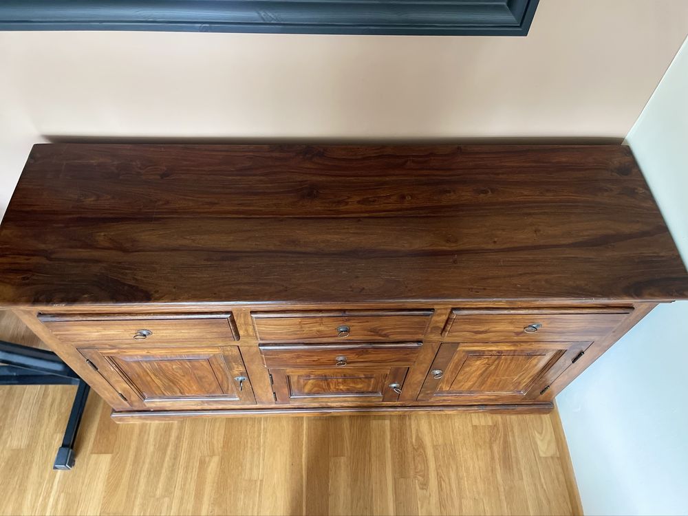 Komoda kolonialna z palisandru 150 cm