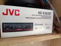 Rádio JVC colunas e subwoofer