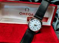 Złoty Zegarek OMEGA Cushion 1920's 14K Gold 585 Mech Unikat Pudełko