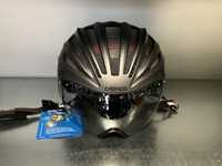 Kask rowerowy na rower CASCO RS SPEEDairo z szybą speed mask