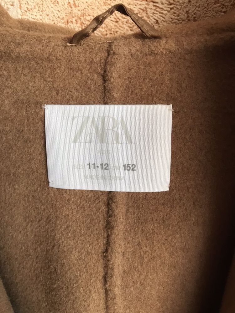 Шерстяное пальто Zara 11-12 лет