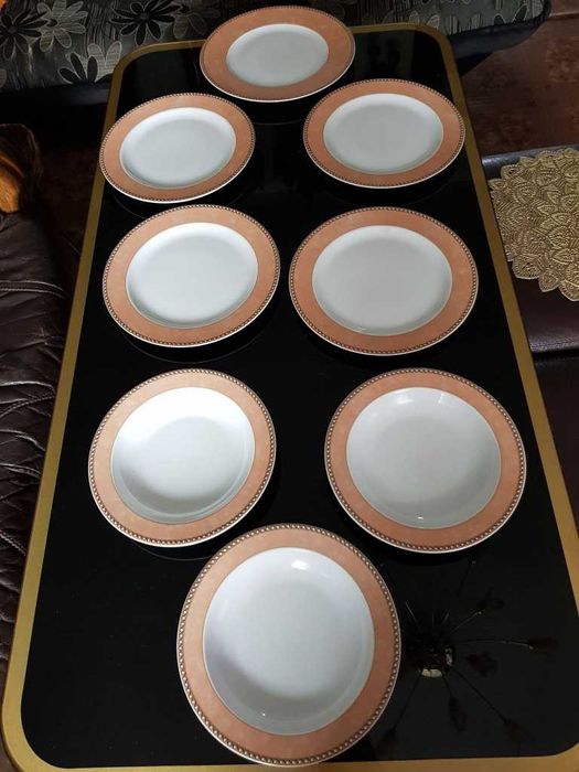 stare obiadowe talerze