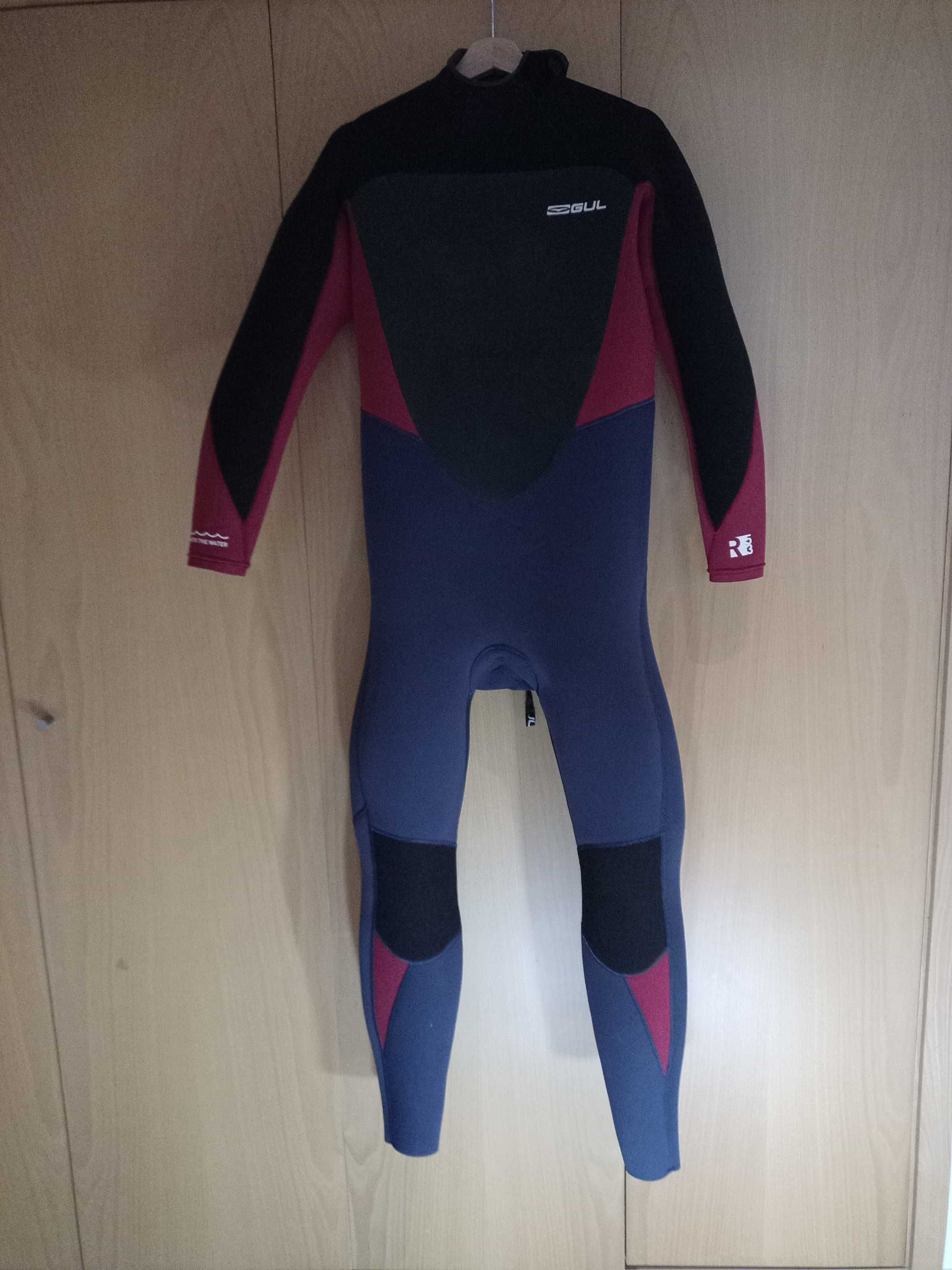 Response 5/3 mm Navy-Red wetsuit Gul novo / fato neoprene NEW