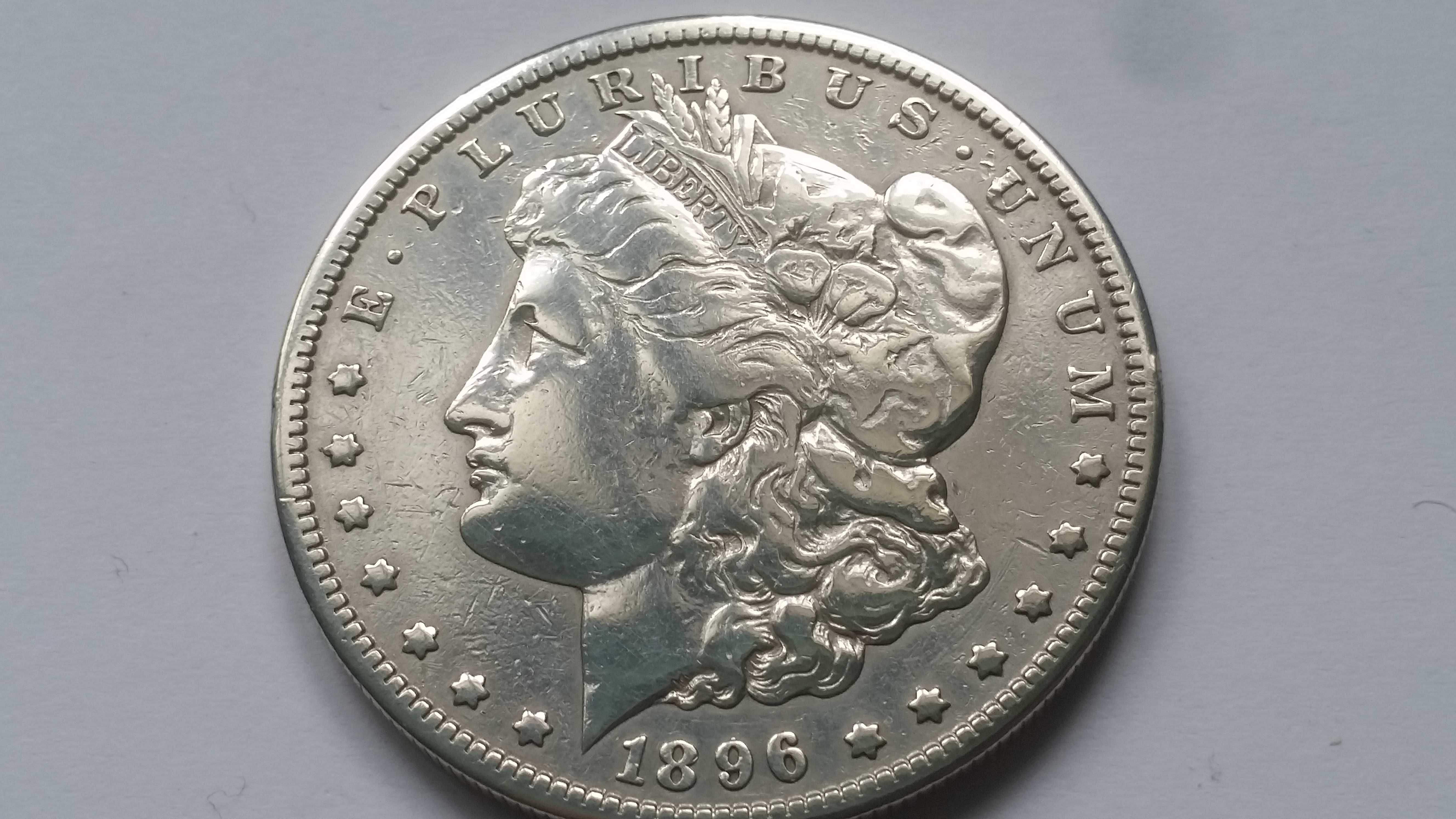 1 DOLAR 1896 San Francisco-rzadka, niedostępna moneta 1,4% na NUMISTA!