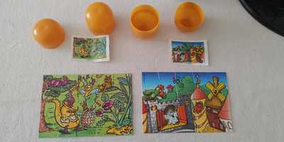 Puzzle kinder 2 sztuki z jajek niespodzianek