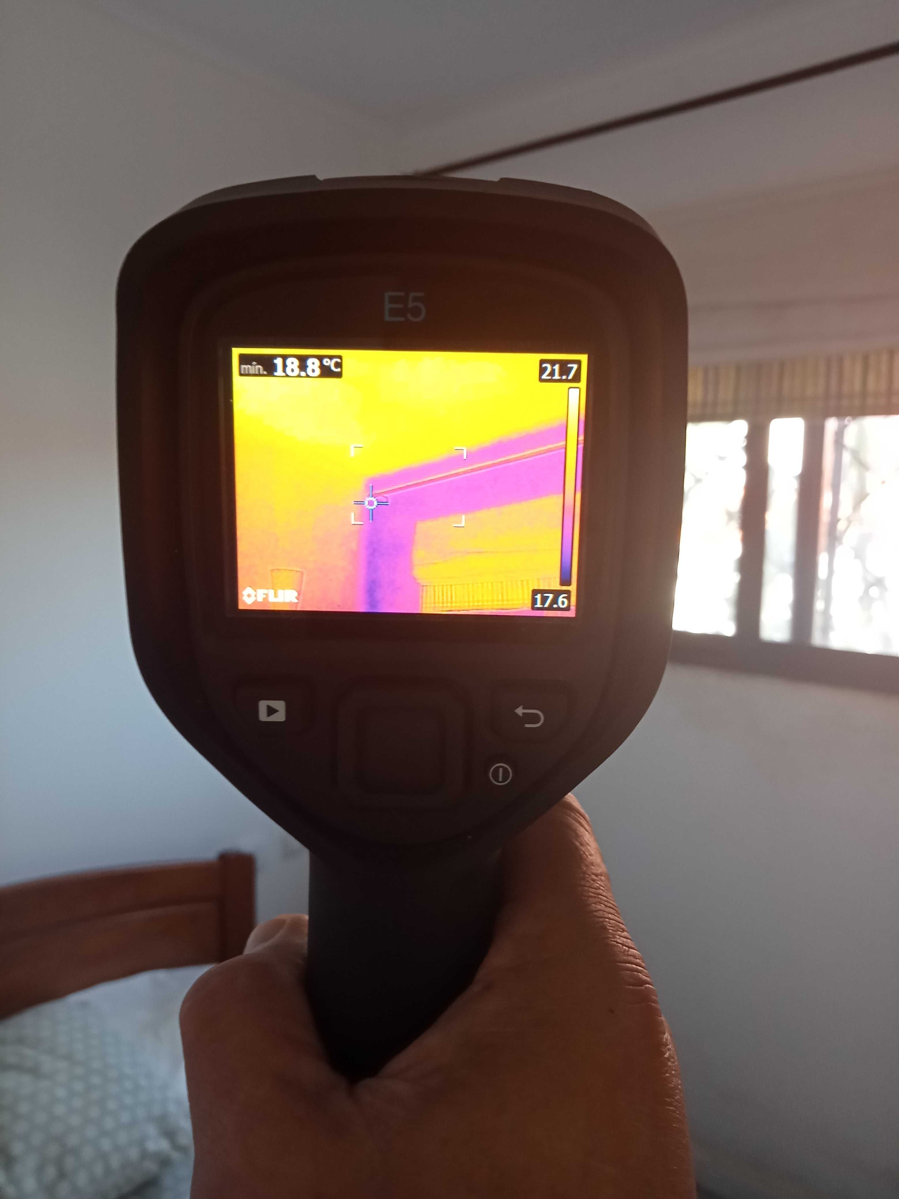 Camara Termográfica E5 Flir + 3 equipamentos de medição H/R e Temp