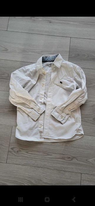 Koszula h&m biala 110/116