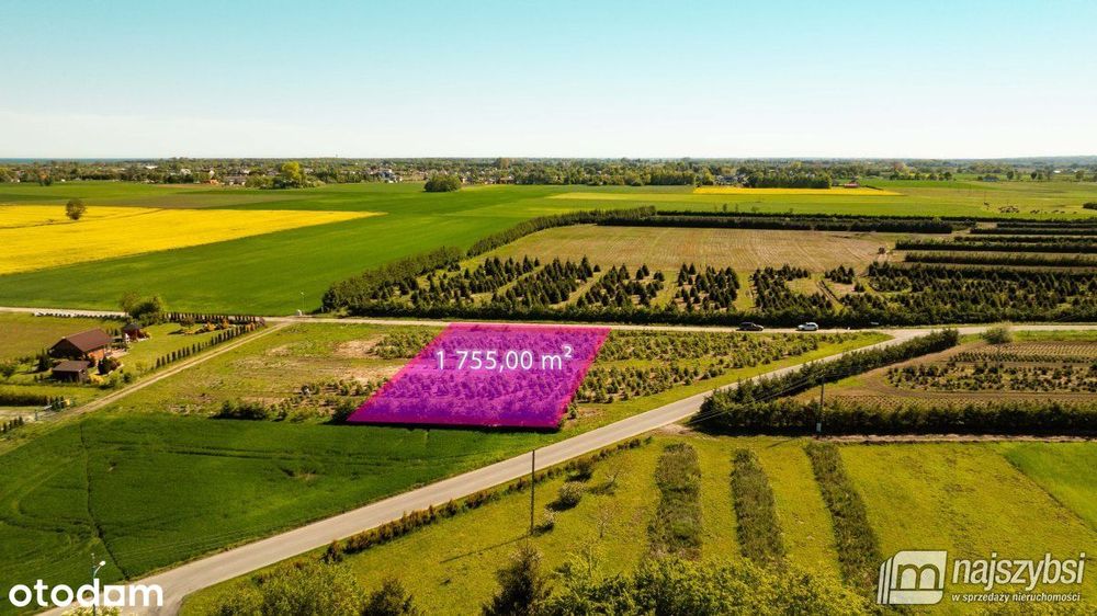 Działka budowlana 2500 M od plaży