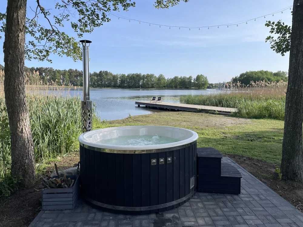 KOMPLETNA Balia ogrodowa Gorąca beczka Jacuzzi