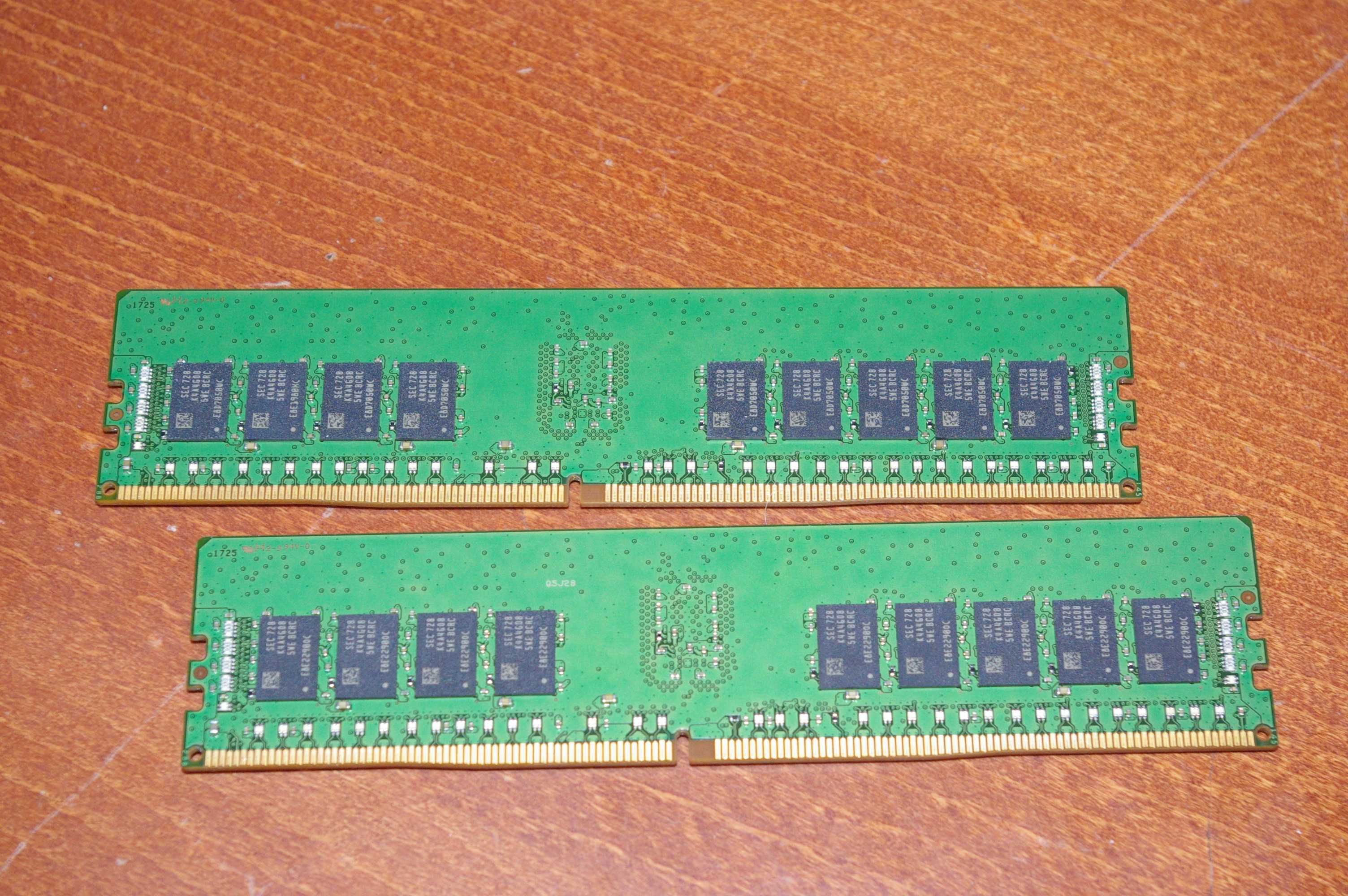 DDR4 Samsung 16GB (2x 8GB) PC4-19200 ECC REG