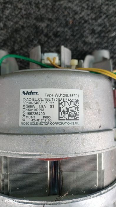 Мотор пральної машини Zanussi, Nidec