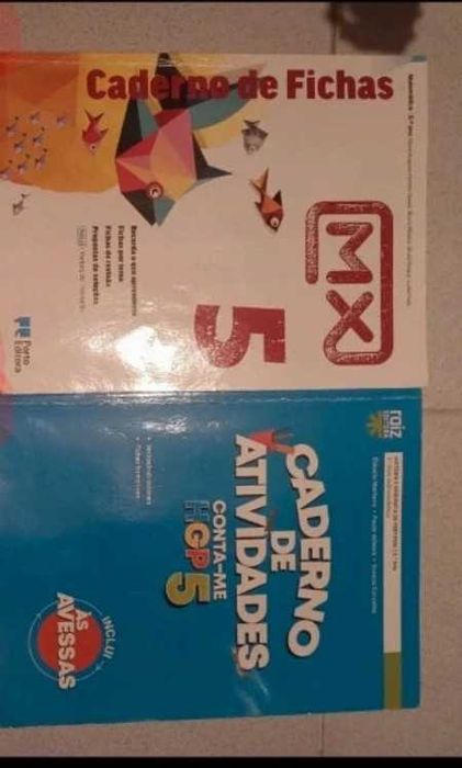 Conjunto de 2 livros de atividades 5°Ano.