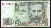 Hiszpania, banknot 1000 pesetas 1979 - st. 3