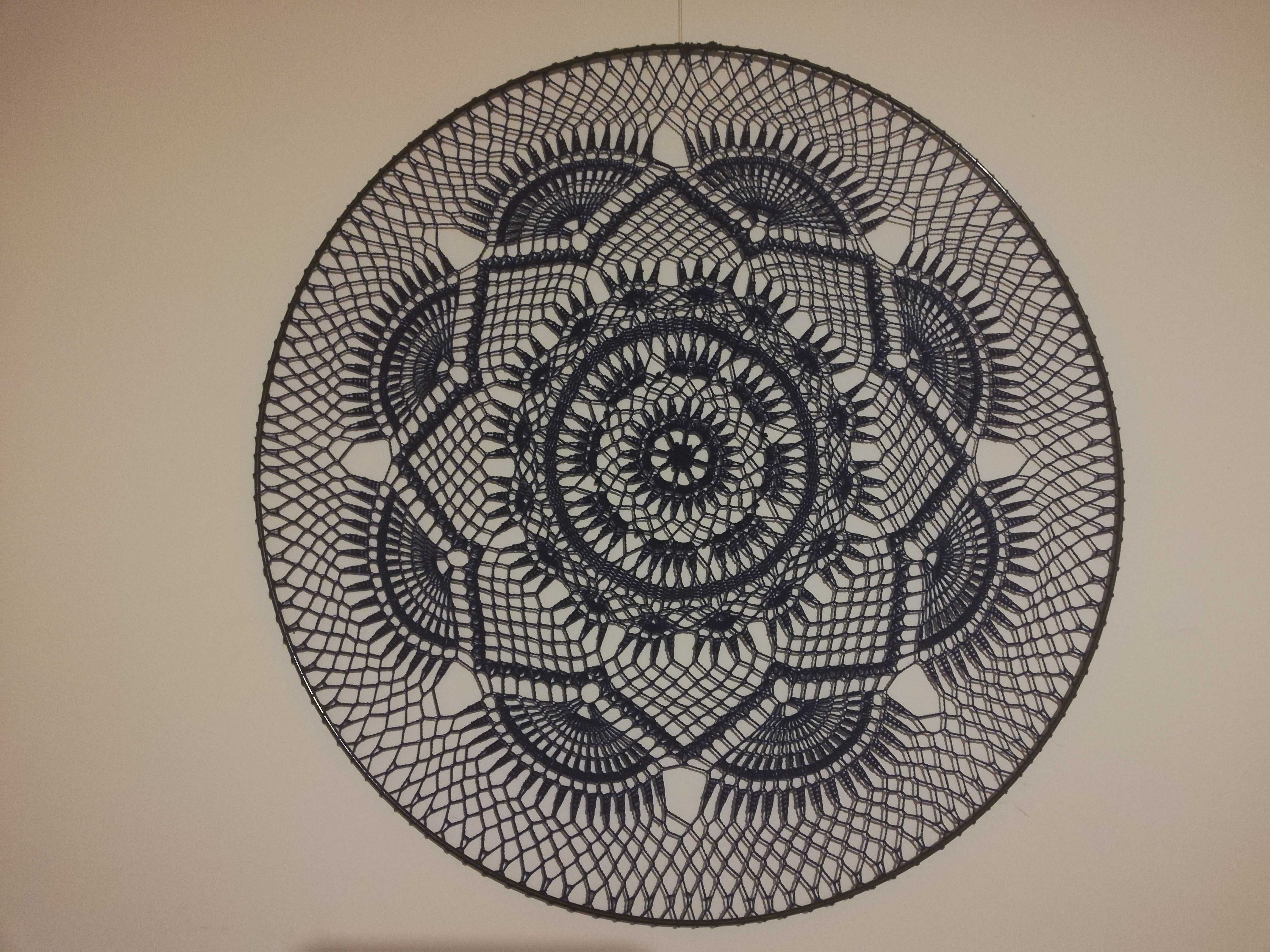 Mandala granatowa 60cm