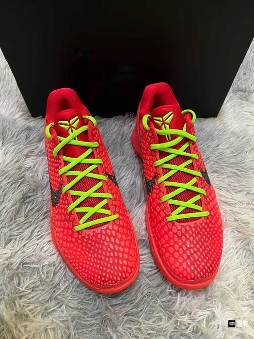 Buty meskie Mokasyny Nike_Kobe_6_Protro_Reverse_Grinch r.45