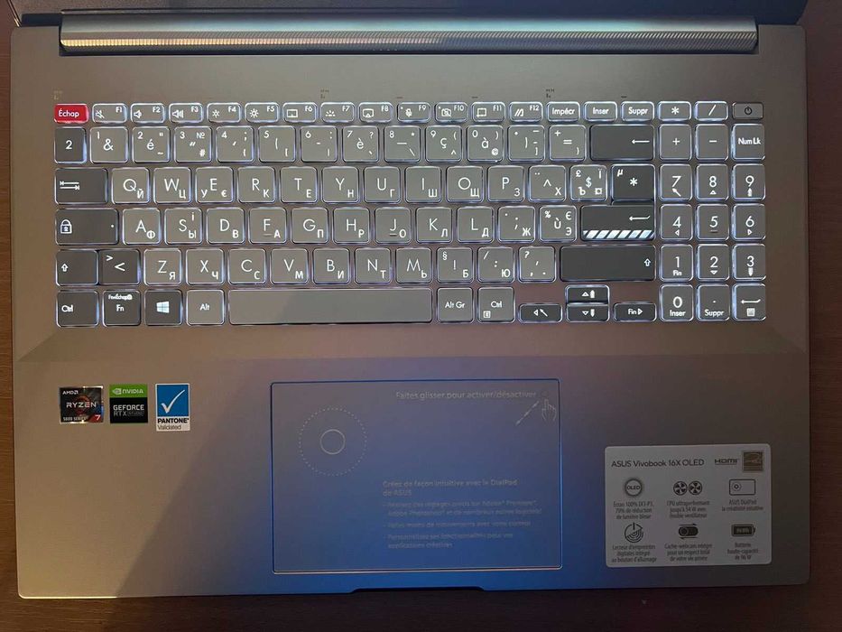 ASUS Vivobook Pro 16X 16"4K OLED Ryzen 7-5800H 16/512Gb RTX3050Ti