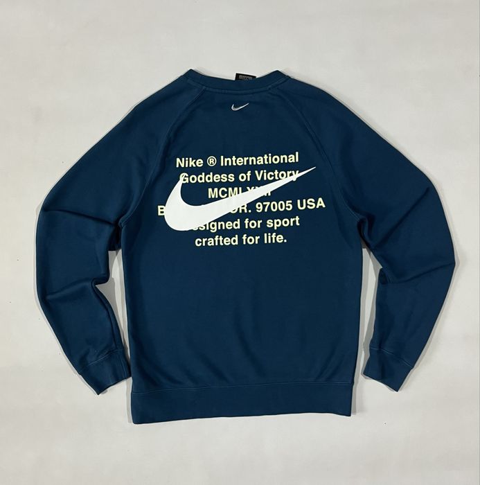 Світшот nike double swoosh худи кофта найк big logo оригінал size s-m