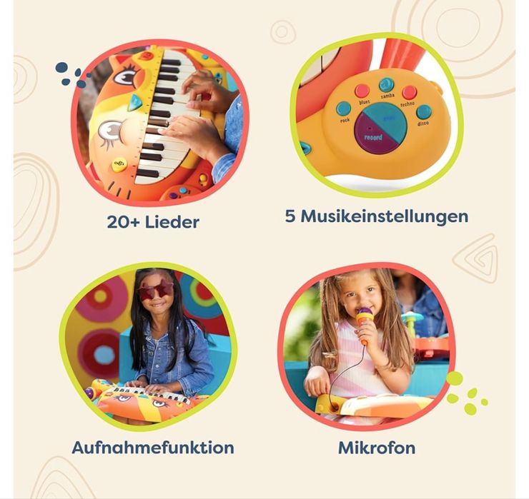 Музична іграшка Battat піаніно B. toys котофон