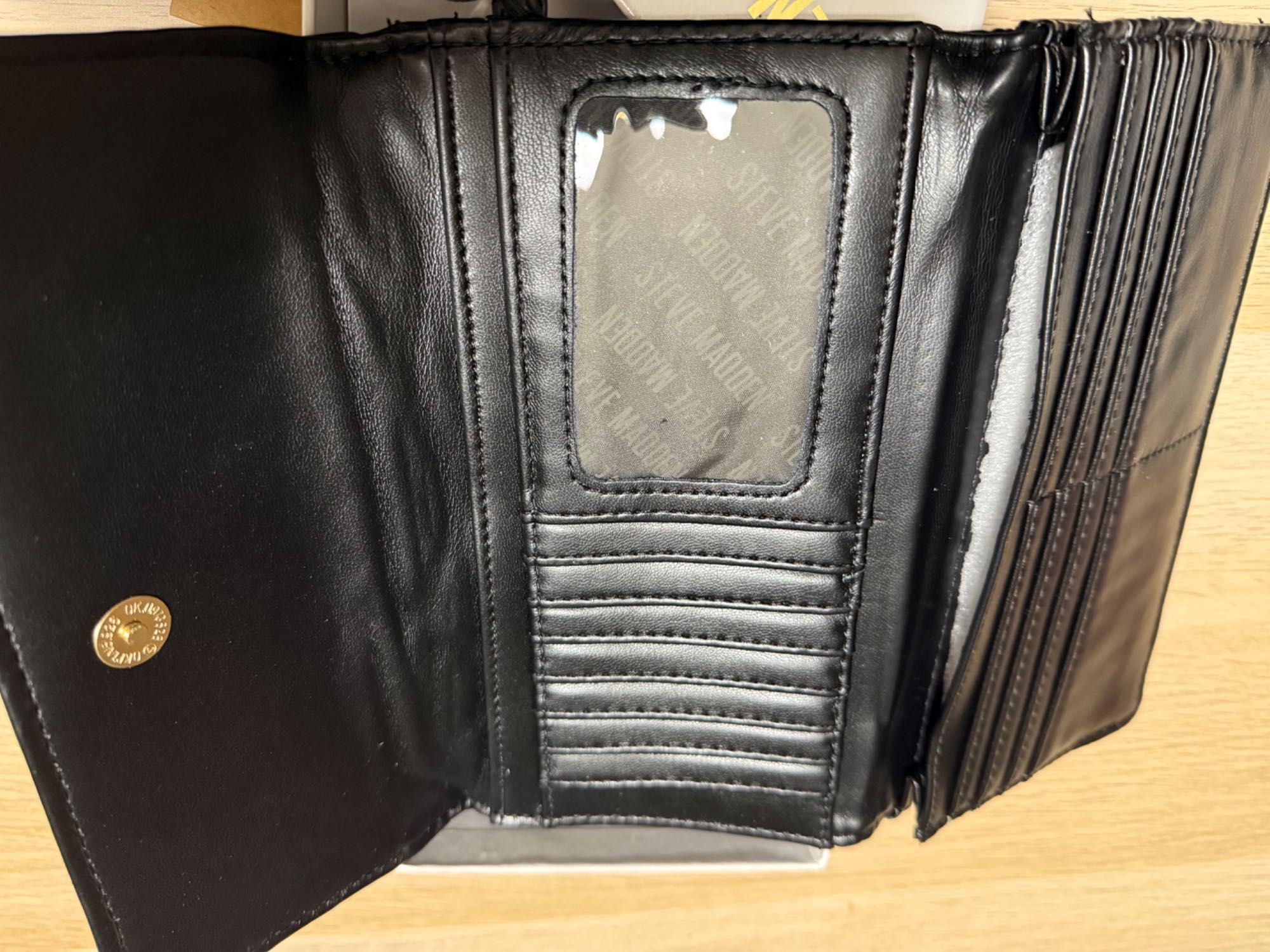 Portfel Steve Madden, Chevron quilted tei, pikowany, nowy
