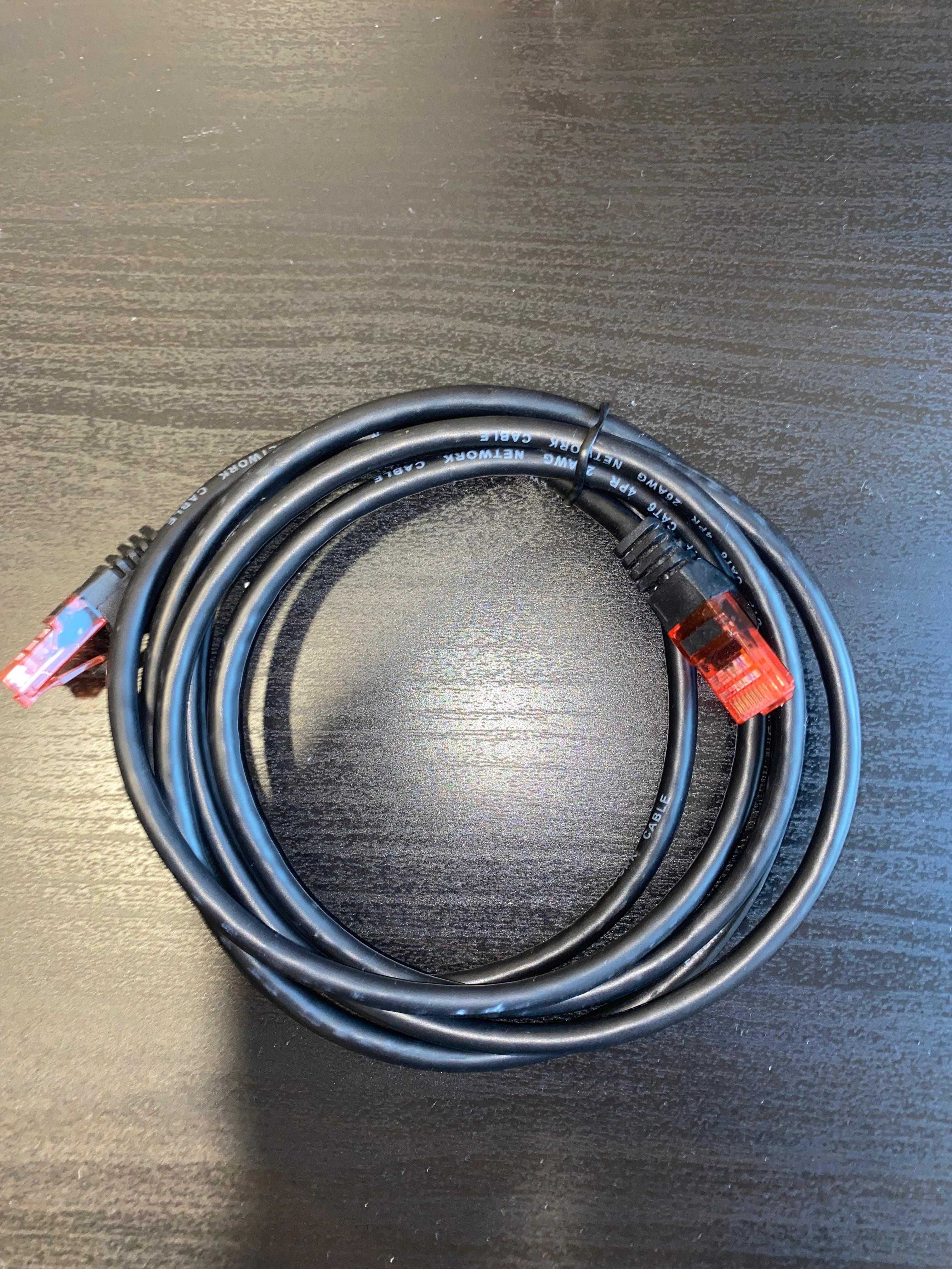Cabo de Rede Ewent IM1014 Patch Cable CAT 6 UTP 2m Preto
