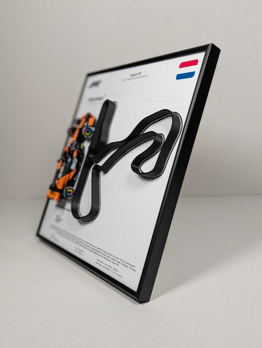 АРТ Рамка з Bburago McLaren F1 1:43 № 81 Oscar Piastri і 3D Dutch GP