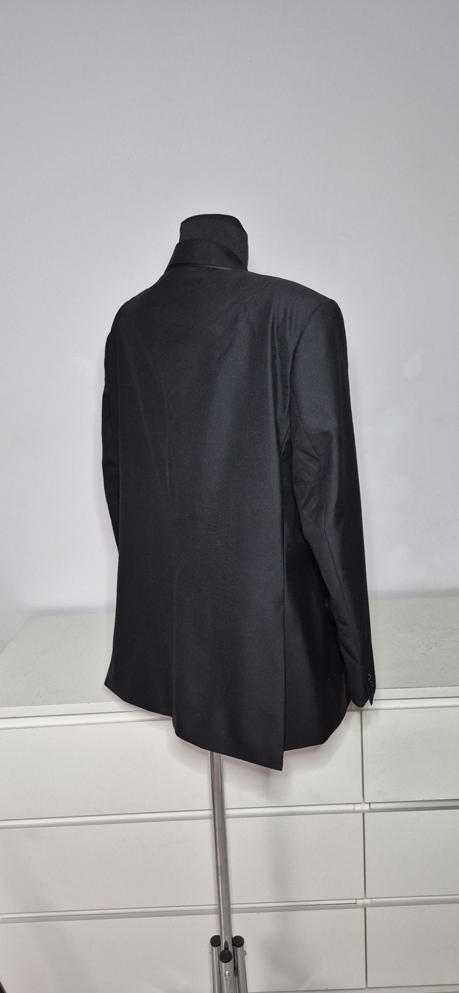 Marynarka meska XXL -3Xl Czarna 70 % WELNA Daniel Hechter