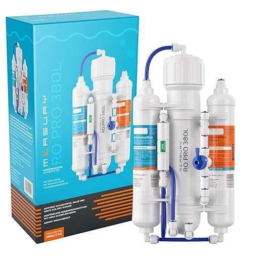 Measury Akwarium 380 l/dzień –system odwróconej osmozy +filtr żywiczny