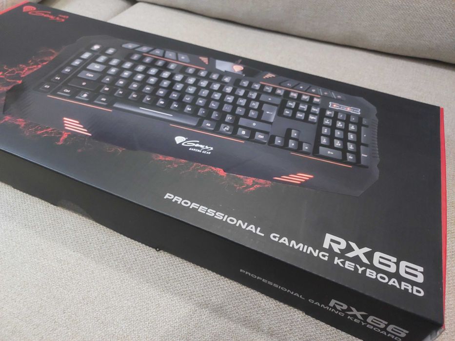 NOVO - Teclado Gaming GENESIS RX66 (USB) - Retroiluminado
