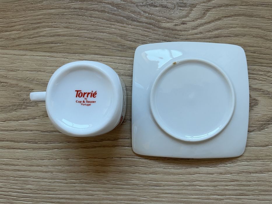 Chávena e pires de café de Natal - Torrié