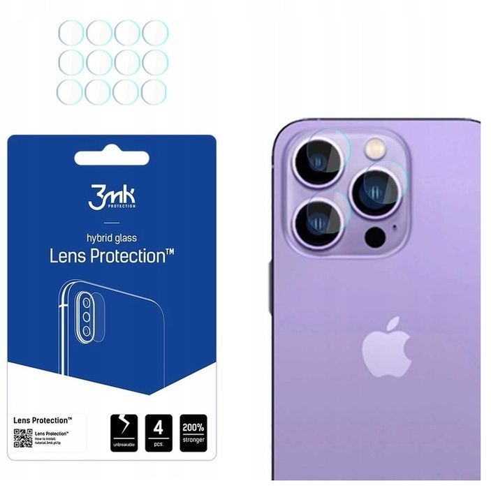 3Mk 4X Szkło Na Aparat Do Iphone 14 Pro / Max