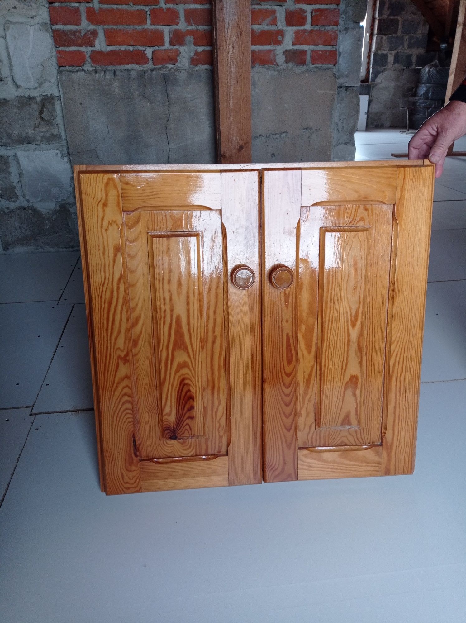 Drzwiczki fronty drewniane łazienkowe w starym stylu