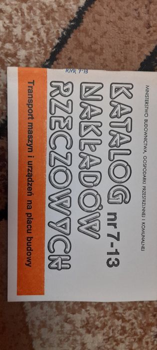 K N R nr 7-13 Transport maszyn i urządzeń na placu budowy
