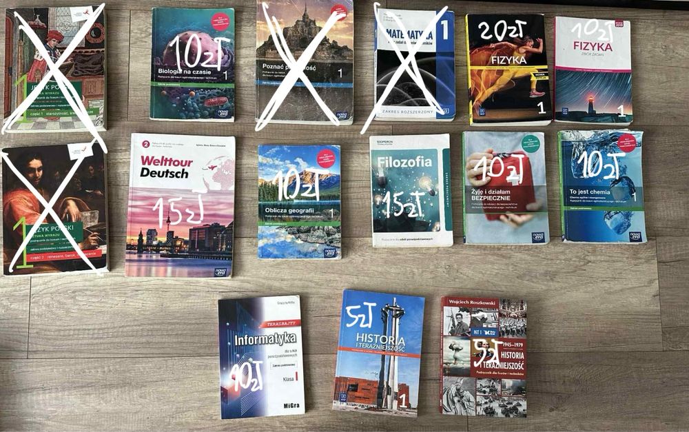 Książki klasa 1 liceum/ technikum
