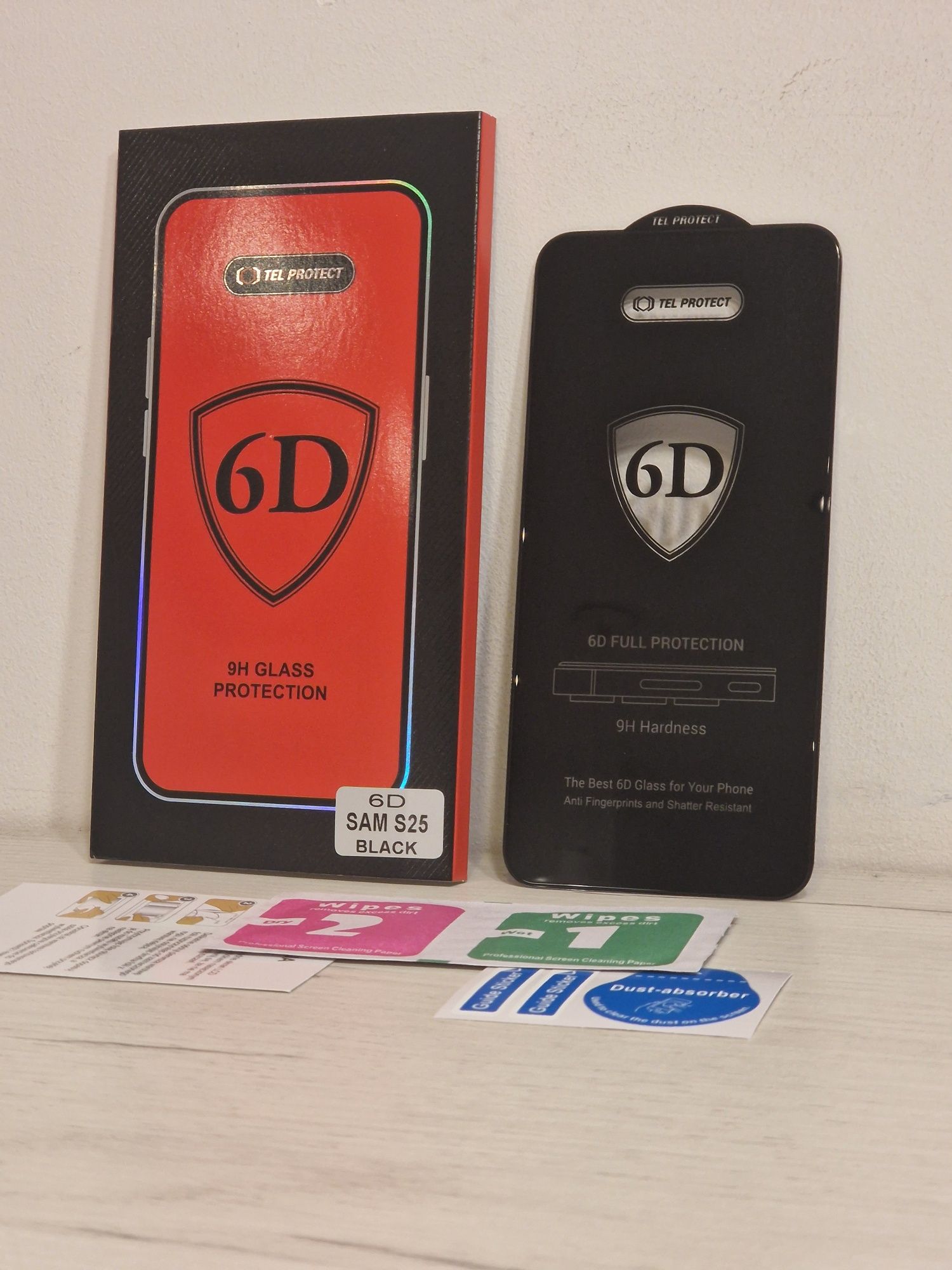 Hartowane szkło Tel Protect Full Glue 6D do SAMSUNG GALAXY S25