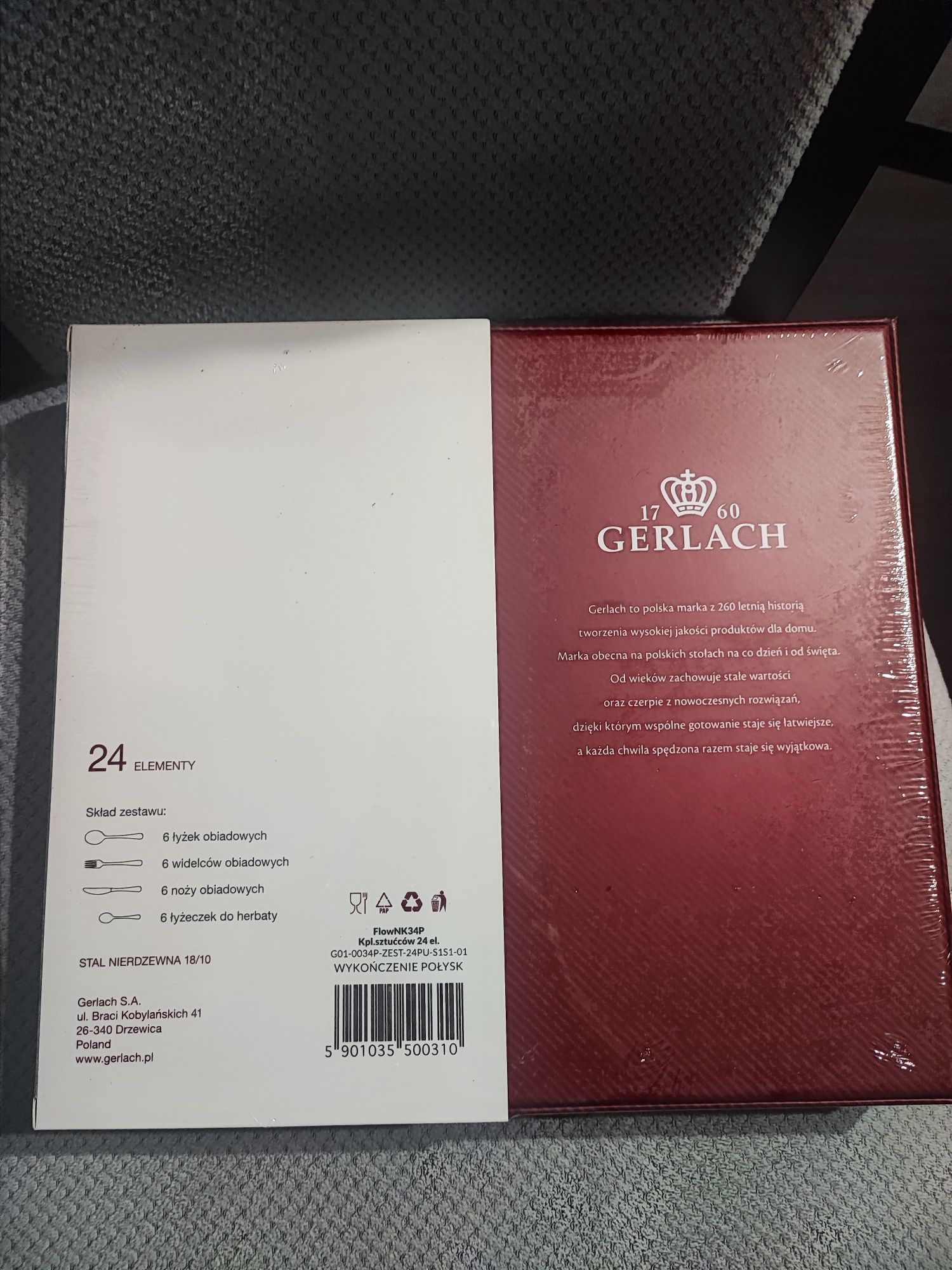 Sztućce Gerlach 24 elementy flow